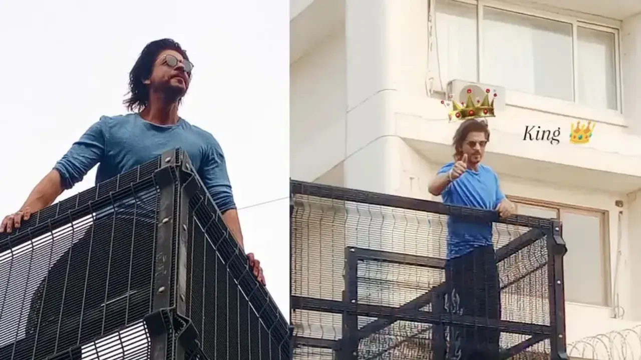 Jawan star Shah Rukh Khan greets lucky fans outside Mannat – Watch video