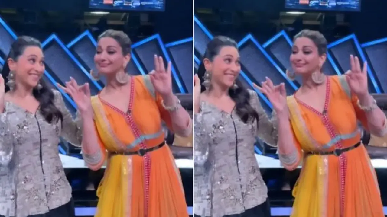 Sonali Bendre, Karisma take fans back to 90s with ‘Mhare Hiwra Main Nache Mor’ recreation