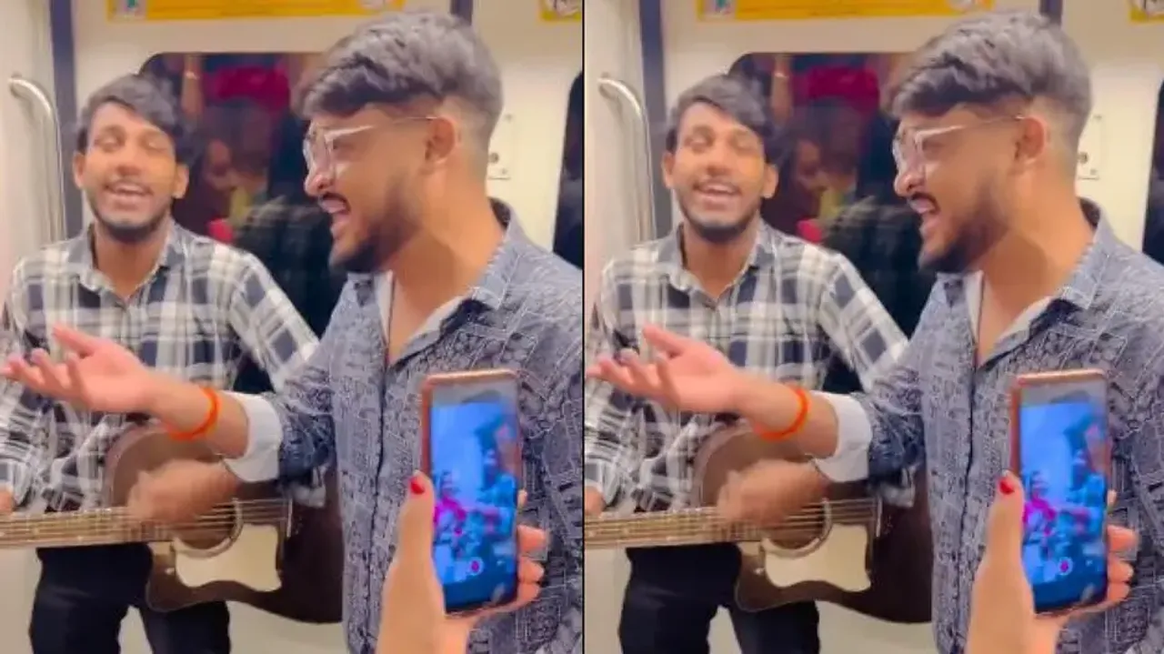 Enough of 'obscene' videos! Delhi Metro passengers finally find some religious vibes; watch
