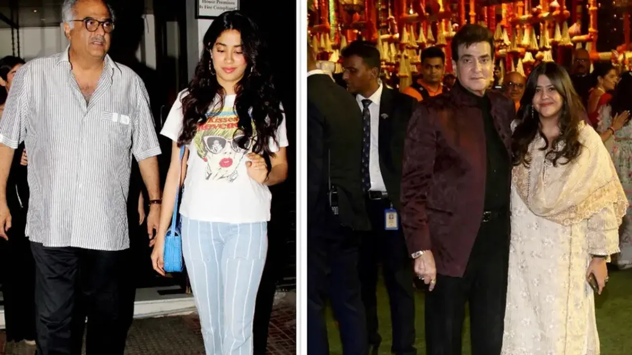 Boney and Janhvi Kapoor, Jeetendra and Ekta Kapoor