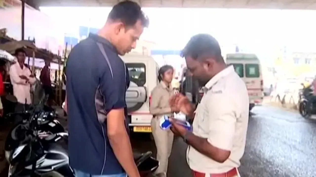 Traffic violator fined