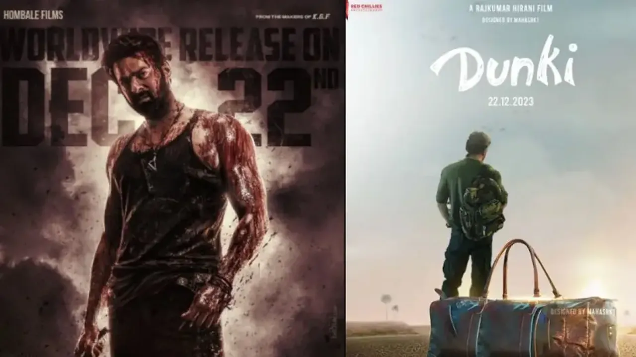 Clash of Titans confirmed: Prabhas’ Salaar to clash with SRK’s Dunki on Dec 22
