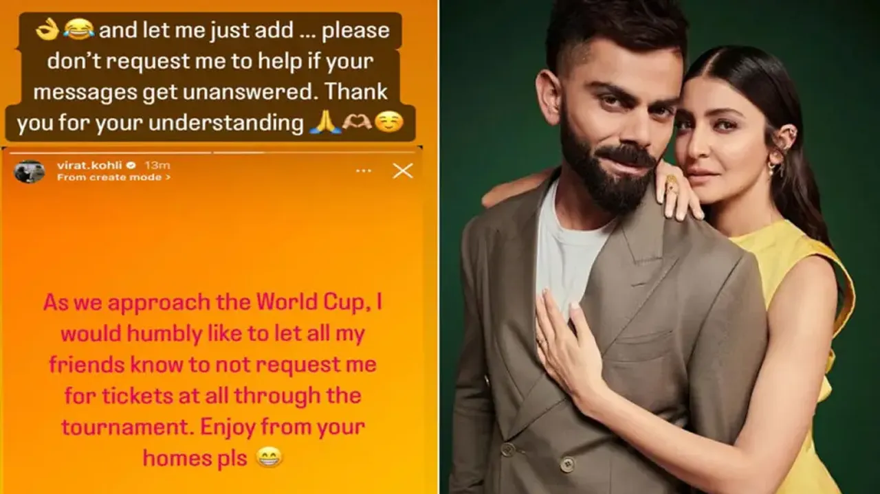 Virat Kohli declines World Cup ticket requests, Anushka Sharma's 'angry' reaction loved by fans