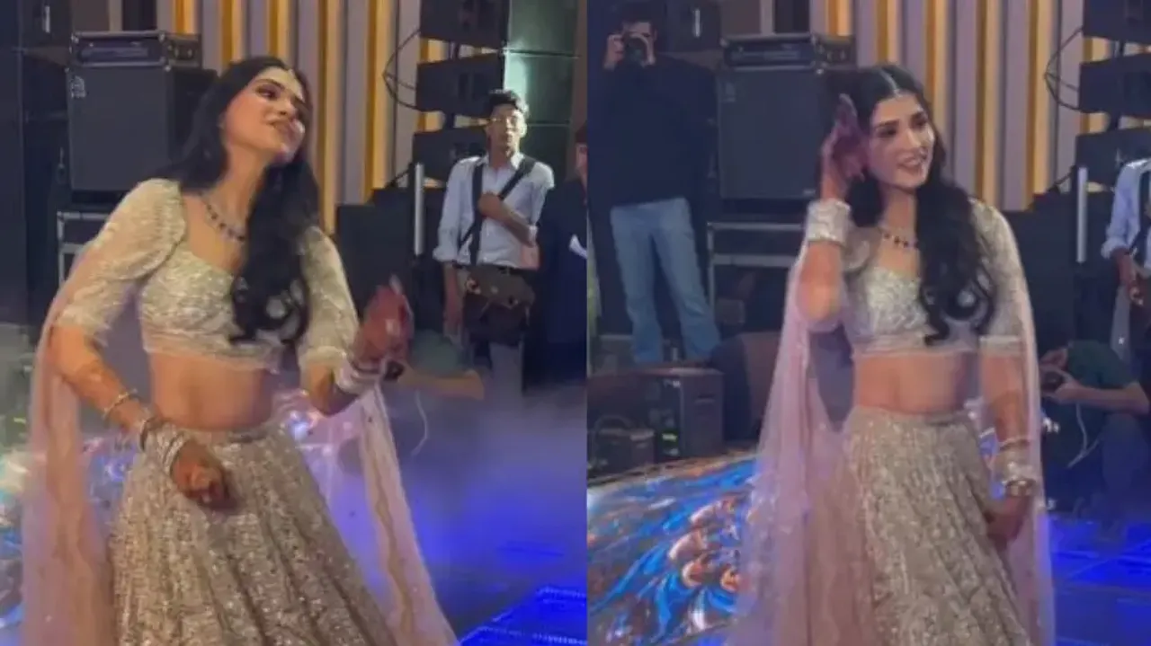Bride’s graceful performance on ‘Kaun Tujhe Yun Pyar Karega’ wins hearts online – Watch