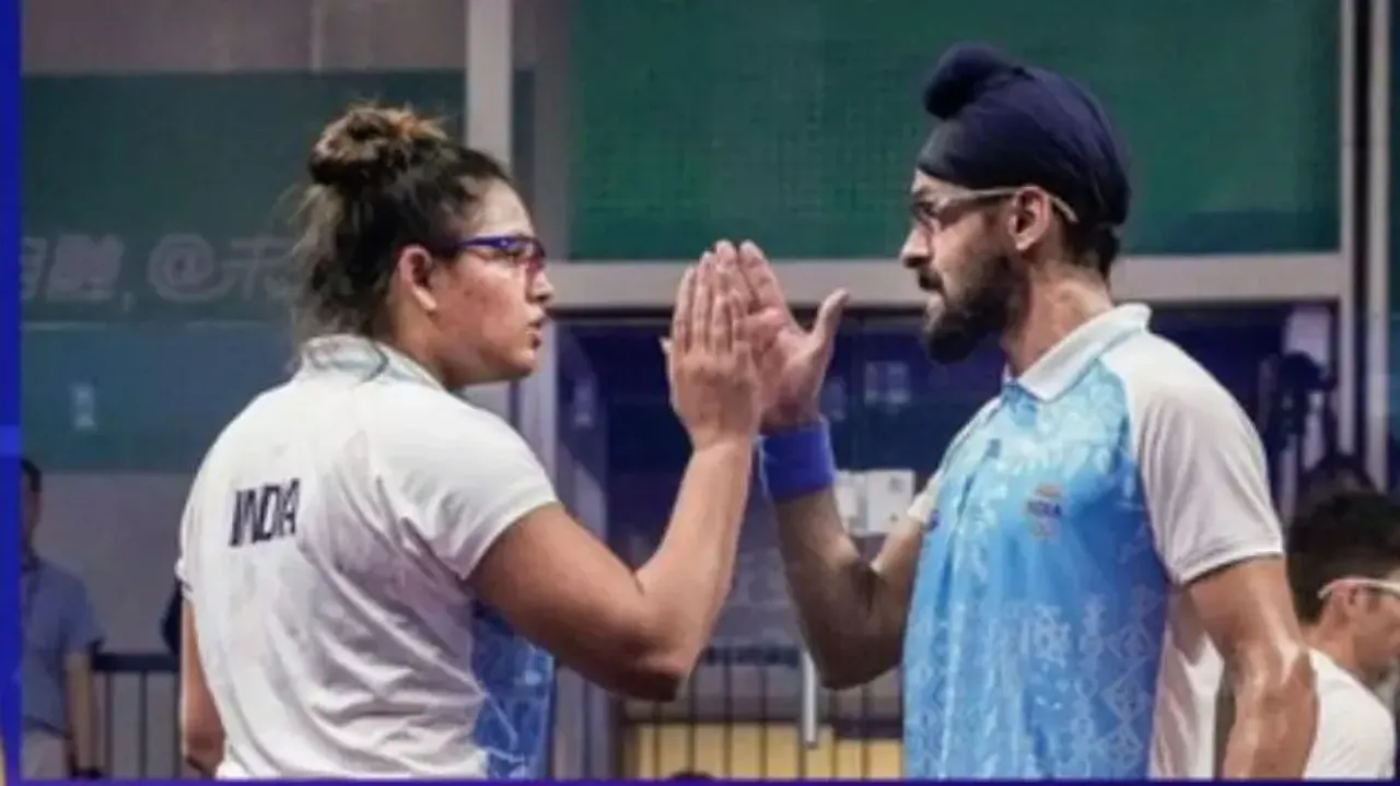 Dipika Pallikal Karthik and Harinder pal singh