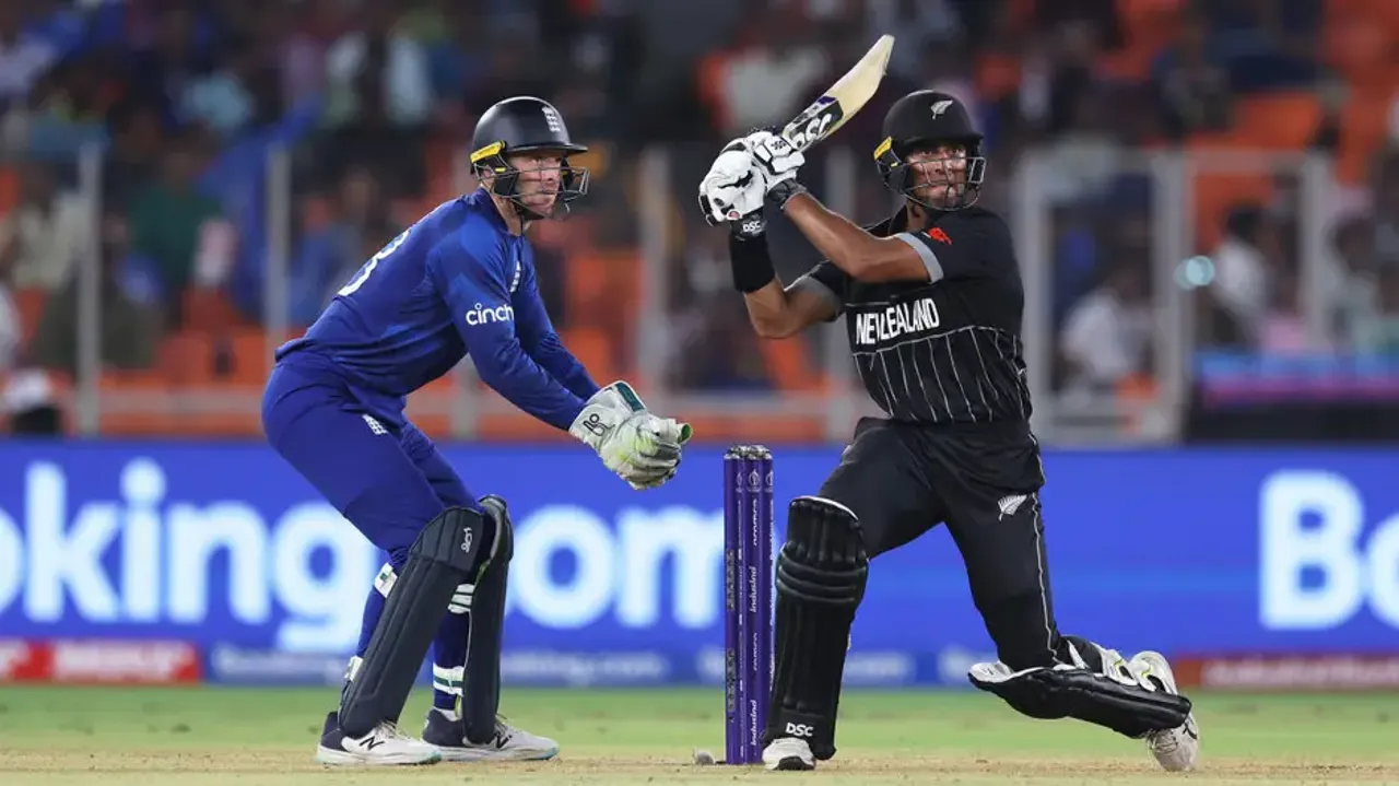 World Cup: Rachin Ravindra smashes fastest World Cup ODI century for New Zealand