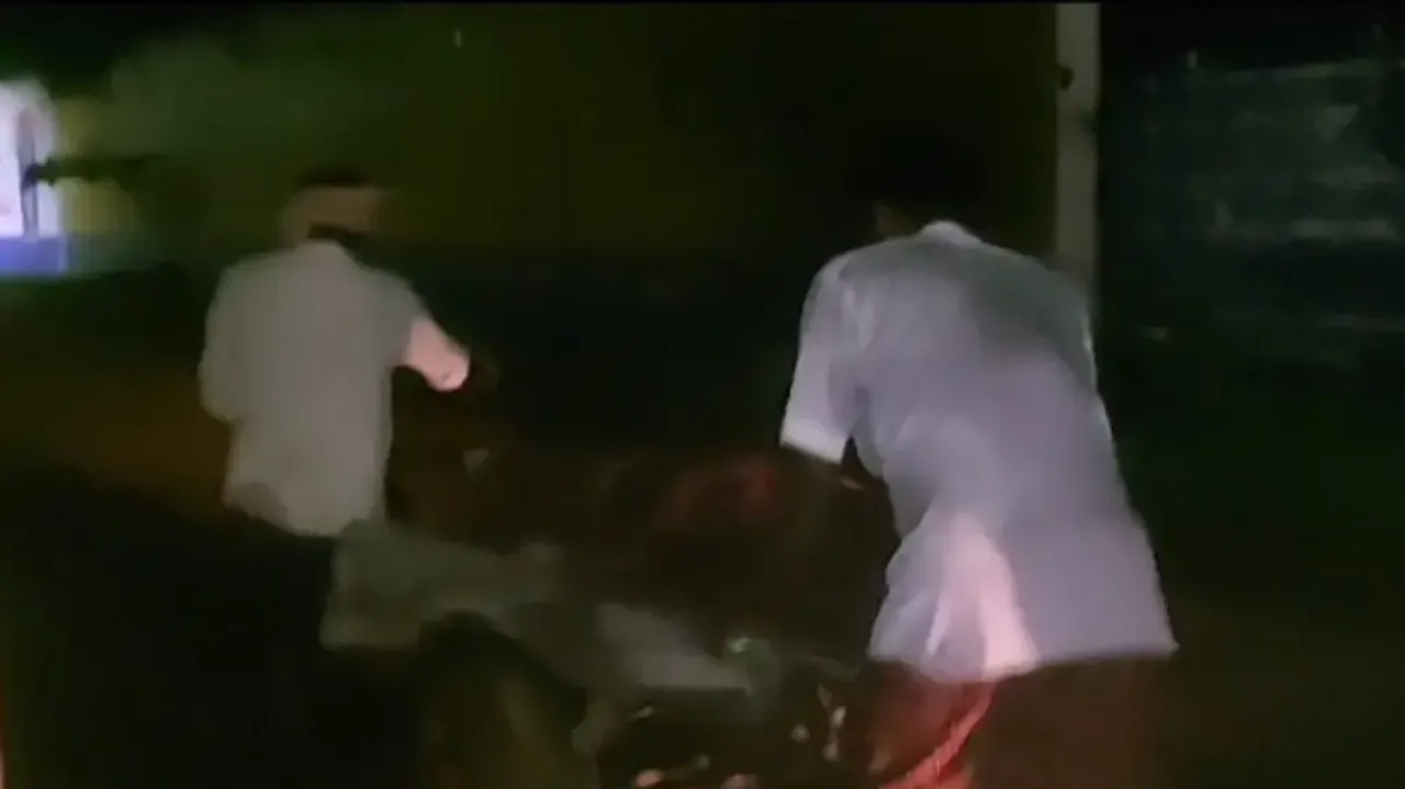 Body carried on trolley 