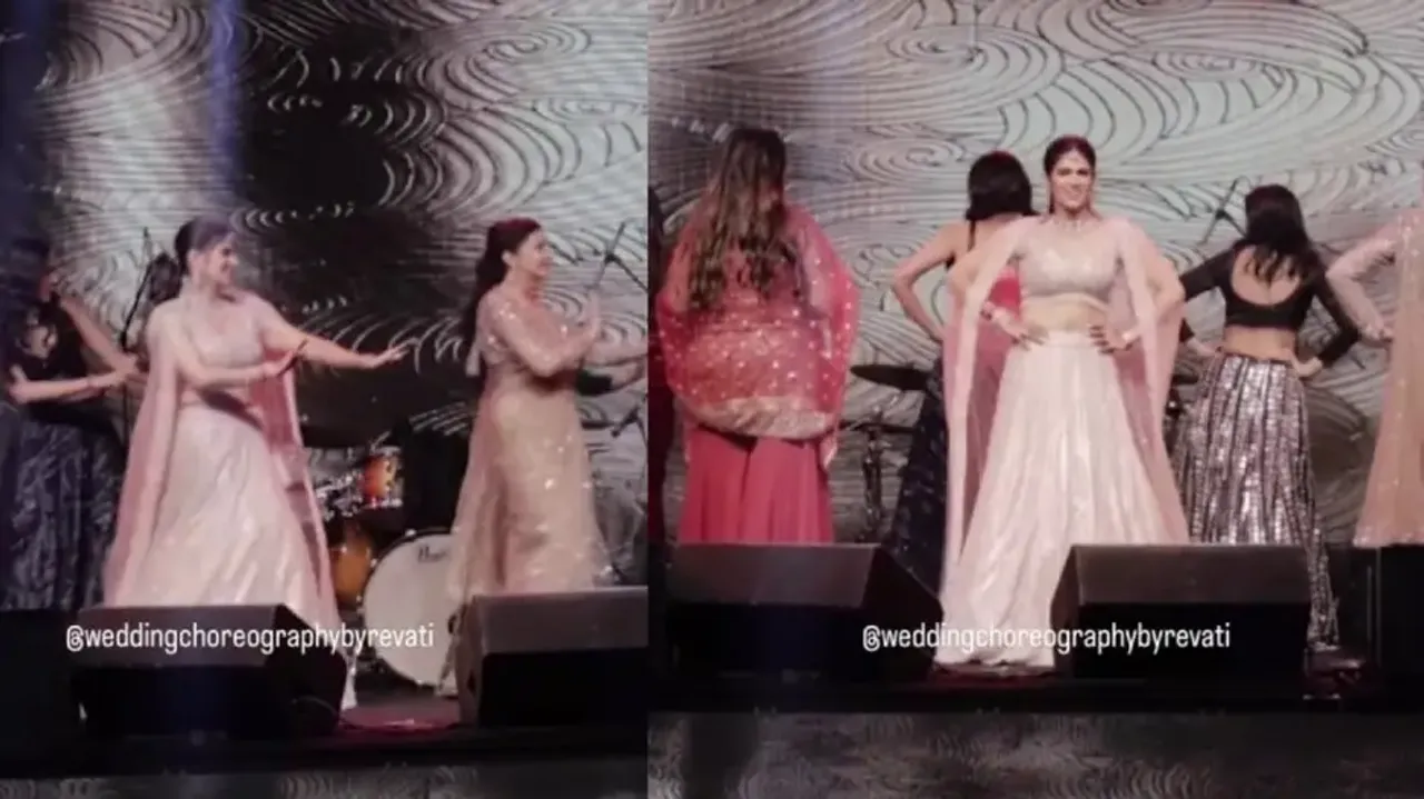 Bride with her girl gang sets the stage on fire