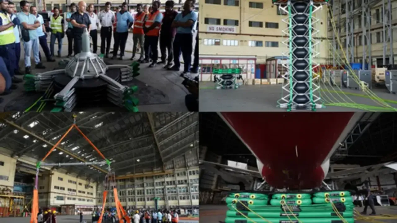 Mumbai airport gets ‘Disabled Aircraft Recovery Kit’, 1st in Asia with high pressure bags