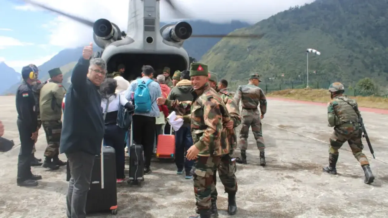 Sikkim Floods: Army undertakes massive operation to reconnect isolated villages