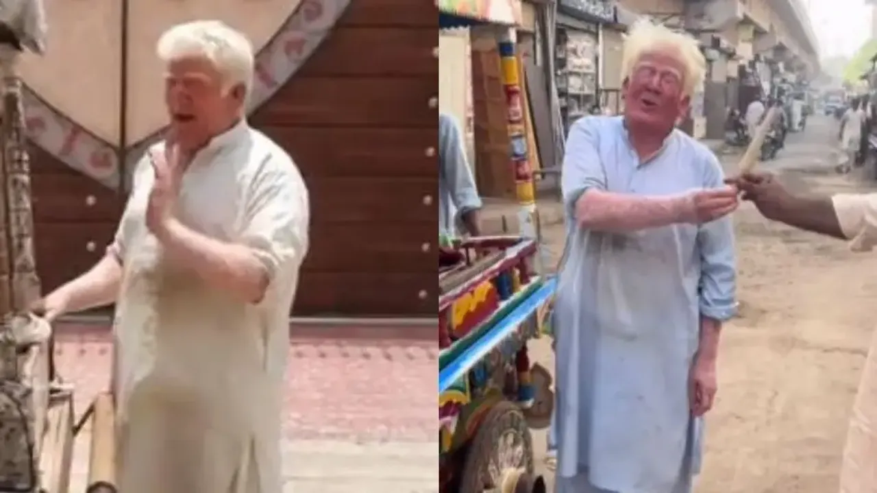 Pakistani kulfi vendor's striking resemblance to Donald Trump; video goes viral