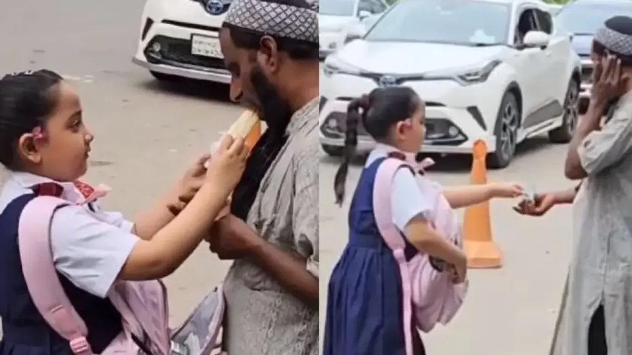 School girl's heart-warming act for beggar is best thing on internet today; watch