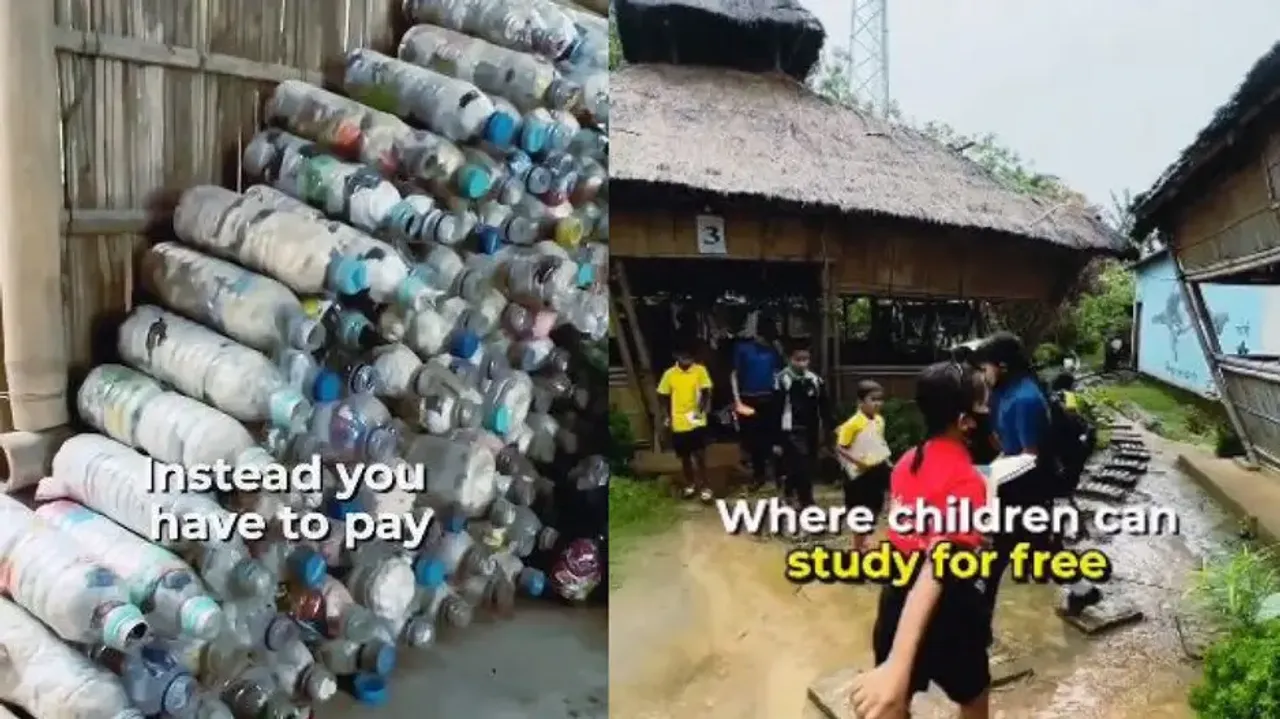 Incredible India! This school in Assam doesn’t take money, accepts plastic bottles as fees