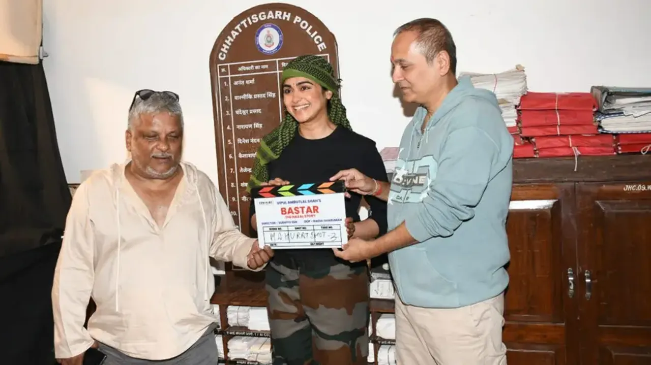 Adah Sharma reunites with 'The Kerala Story' makers; begins shoot for 'Bastar: The Naxal Story'