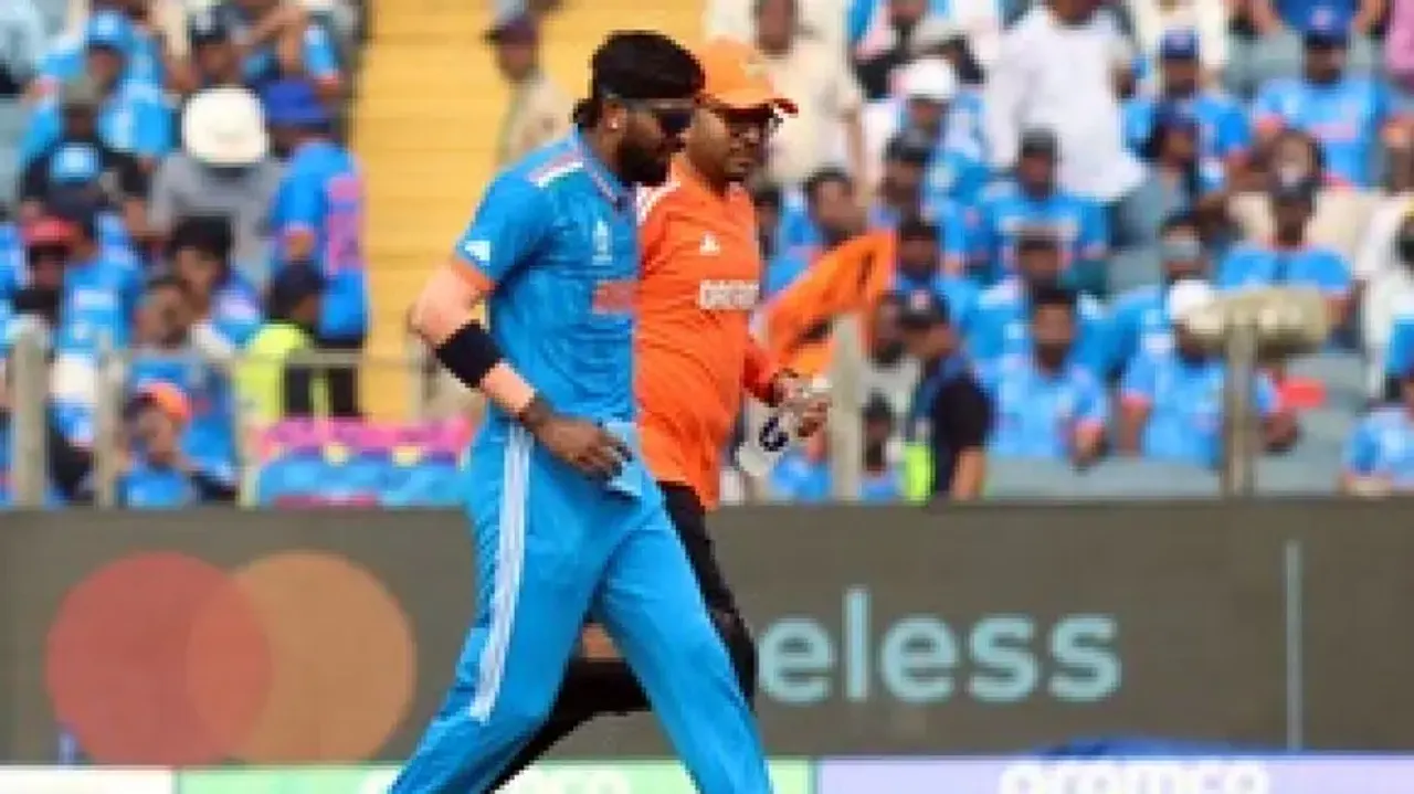 Men's ODI WC: Hardik Pandya to miss New Zealand clash due to ankle injury, says BCCI