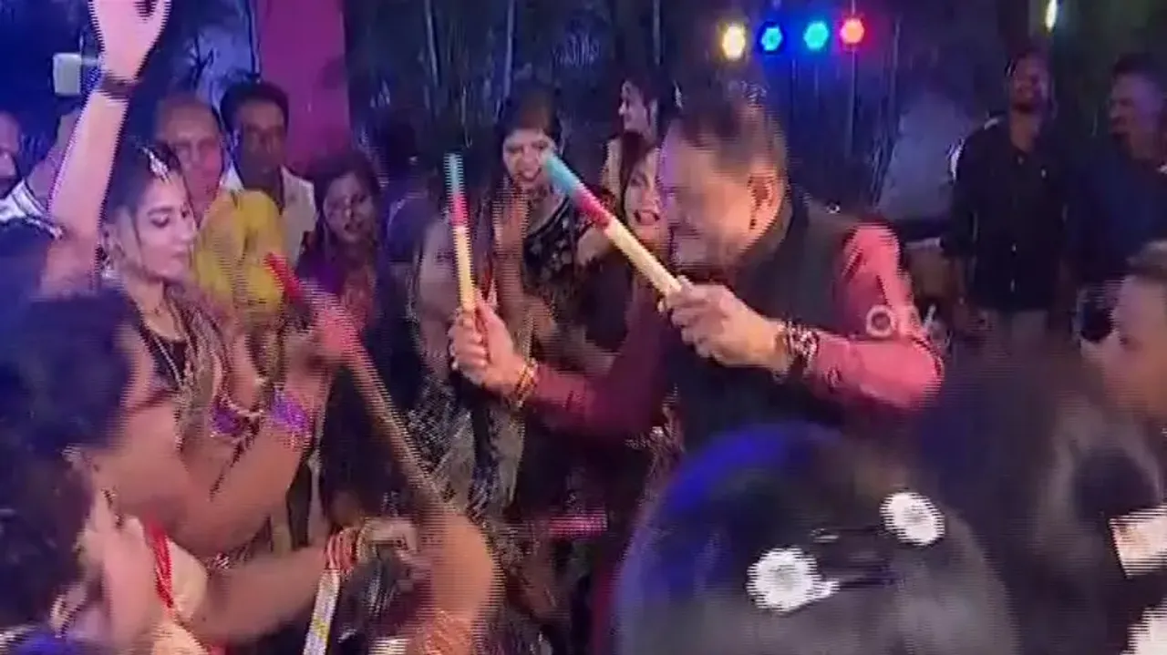 MLA Tara Bahinipati Dancing At Dandiya Night In Jeypore