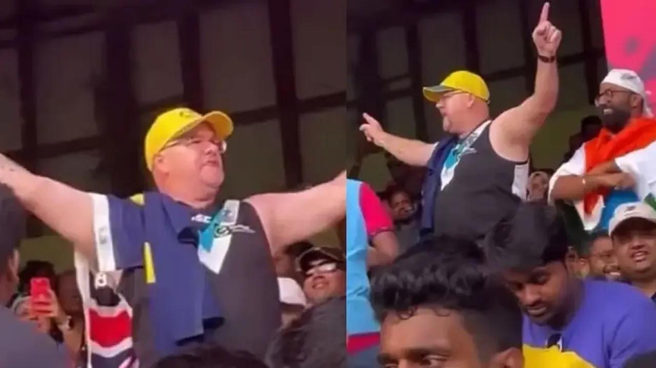 Australian fan chants ‘Bharat Mata Ki Jai’