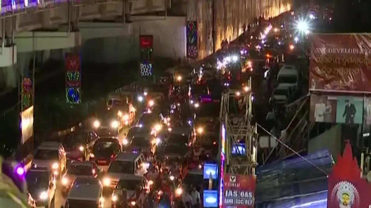 Durga Idol Immersion Ceremony Traffic Advisory 