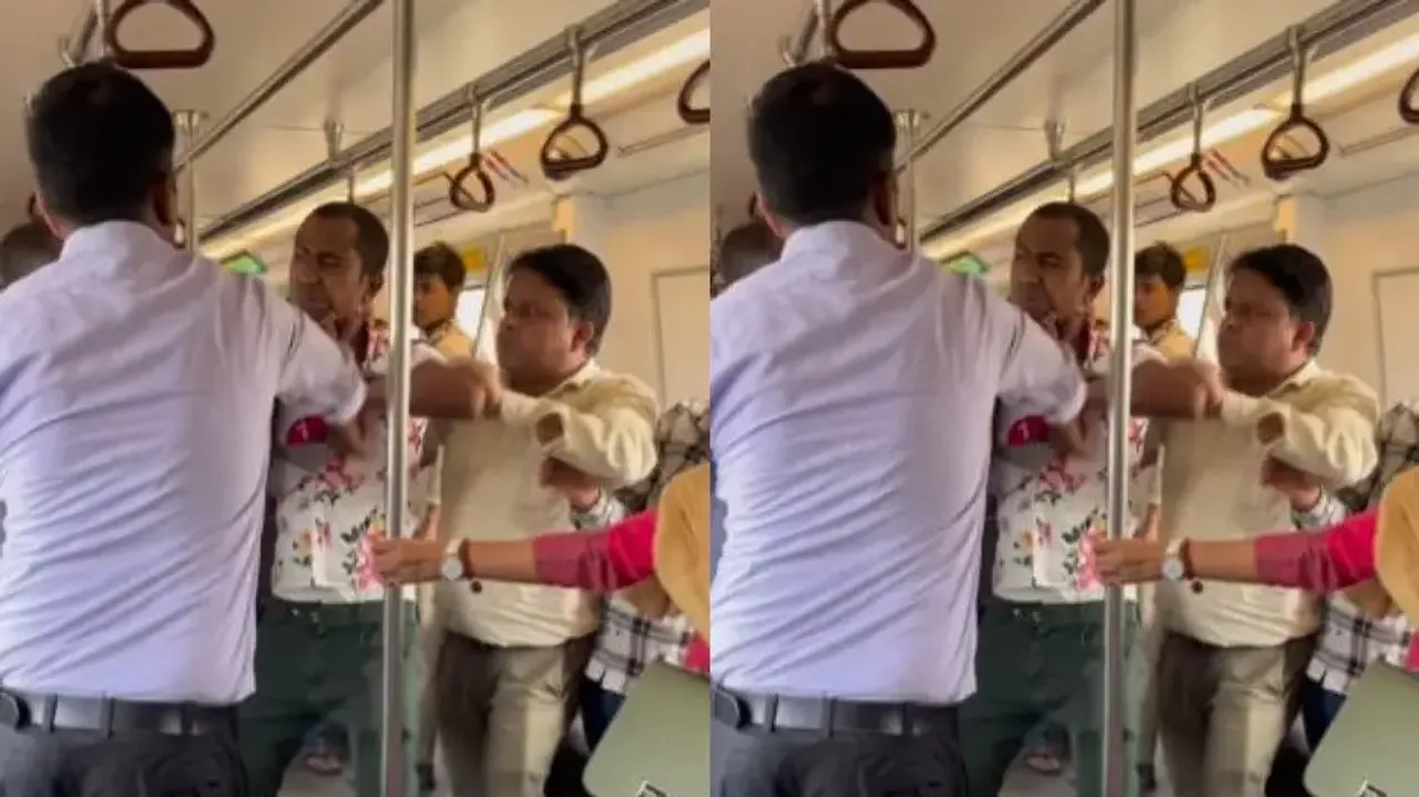 Delhi Metro: Man assaults senior citizen, co-passengers teach him a lesson