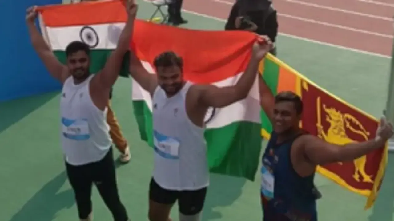 Sumit Antil wins gold with new world record; Pushpendra takes bronze in men’s javelin F64 event