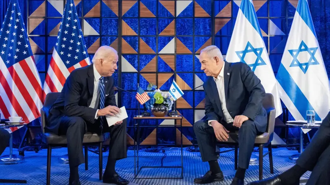 Biden recalibrates his position on conflict, invokes 'humanitarian law'