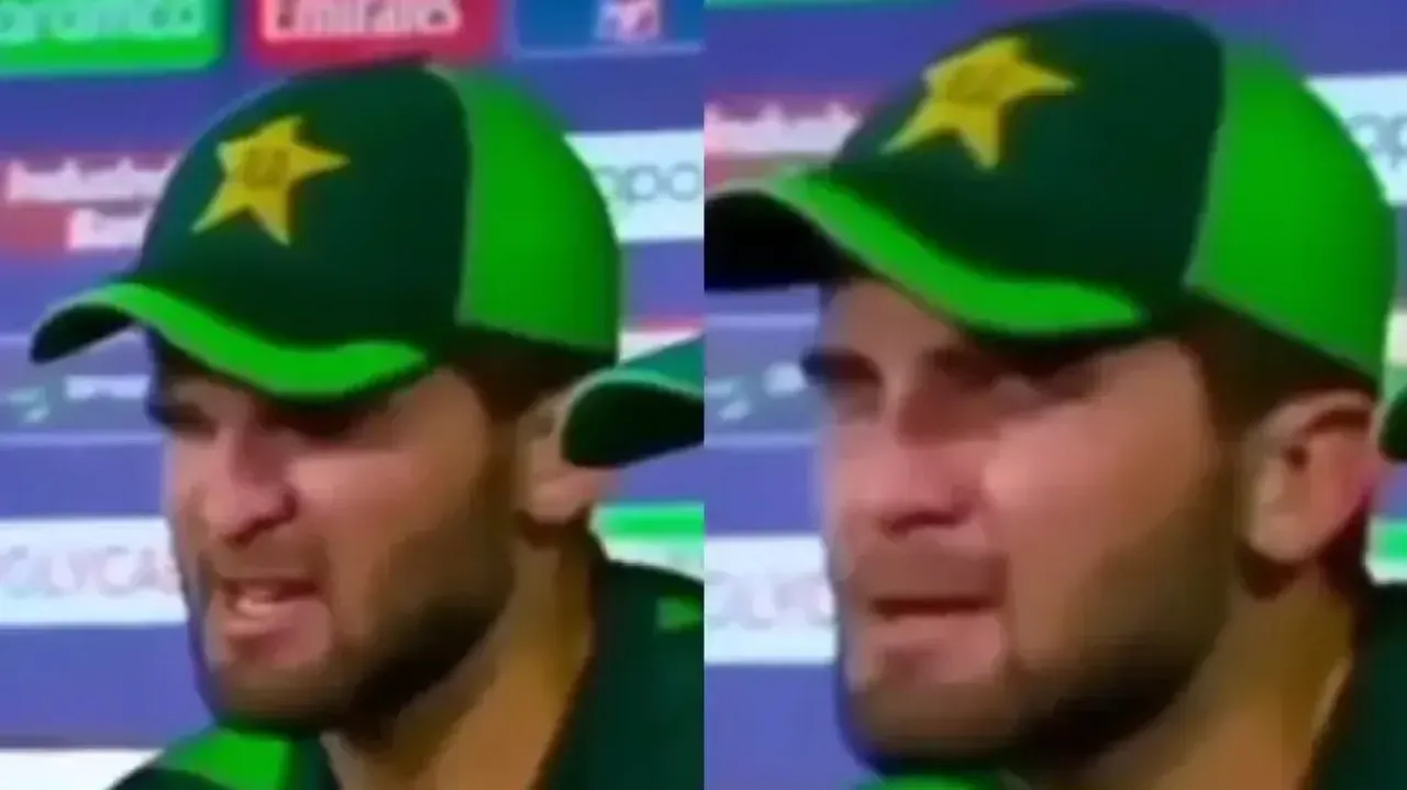 Shaheen Afridi cries inconsolably 
