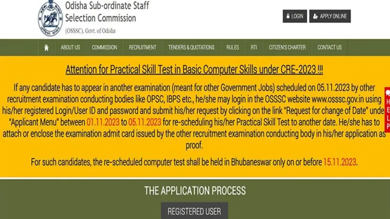 OSSSC PEO, JA admit card download problem leaves candidates anxious; exam scheduled on Nov 5