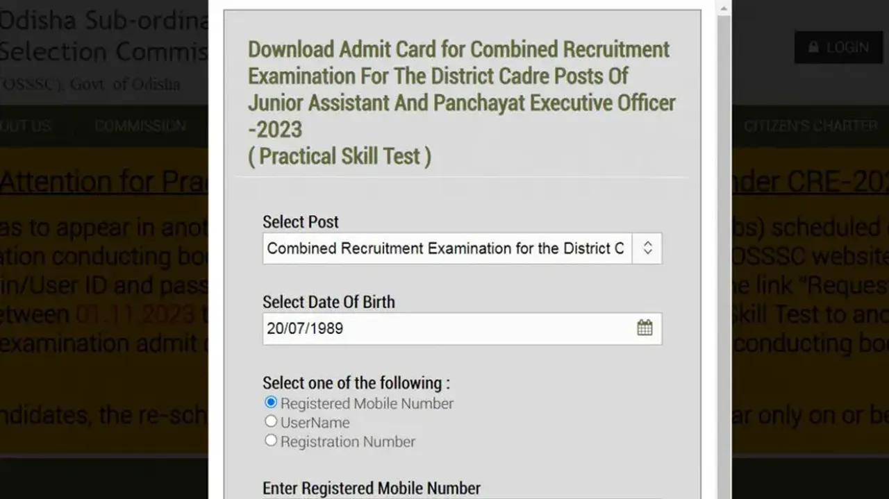 Admit Card glitch casts shadow on PEO, JA computer skill test; worried aspirants hit out at OSSSC