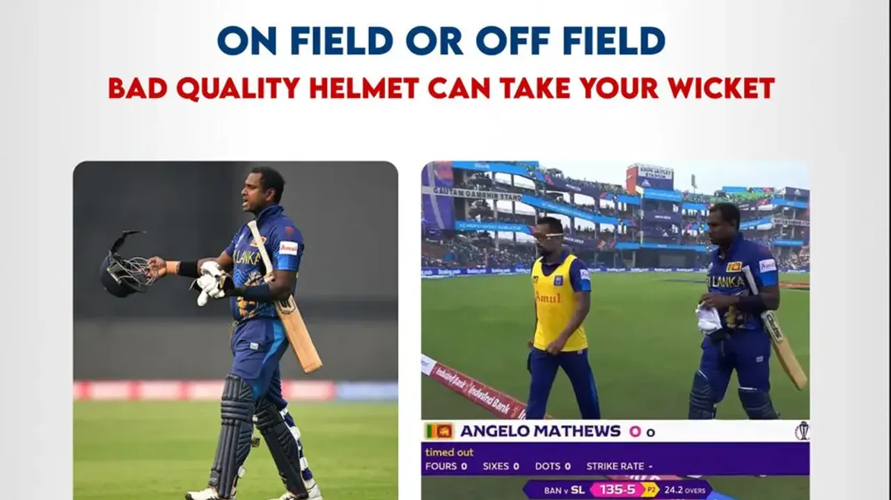 Angelo Mathews Timed Out Row