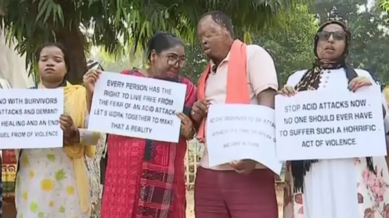 Odisha acid attack victims launch protest, seek justice
