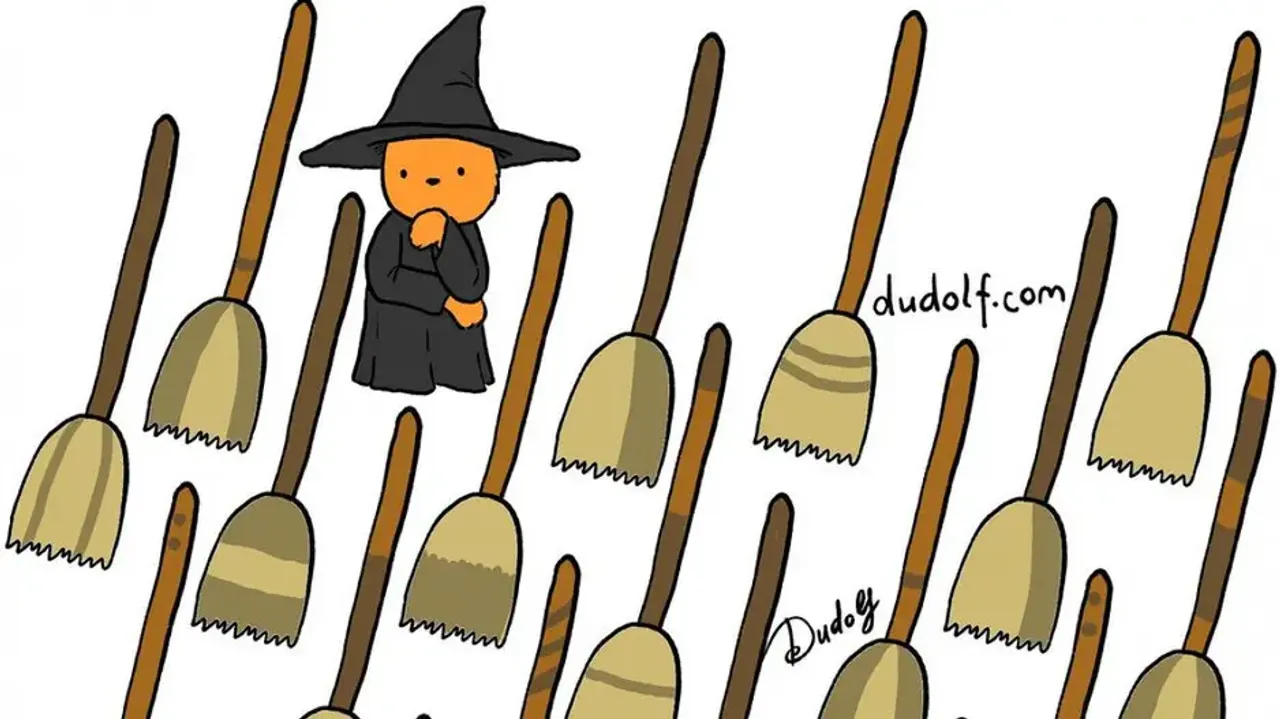 Help the witch find her broom – You have 12 seconds in hand!