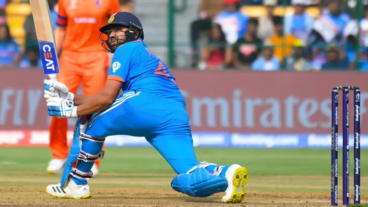Men's ODI WC: Rohit Sharma creates record for most ODI sixes in a calendar year