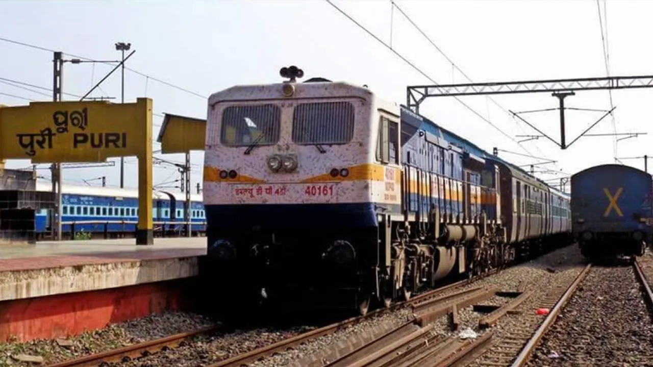Train At Puri Station