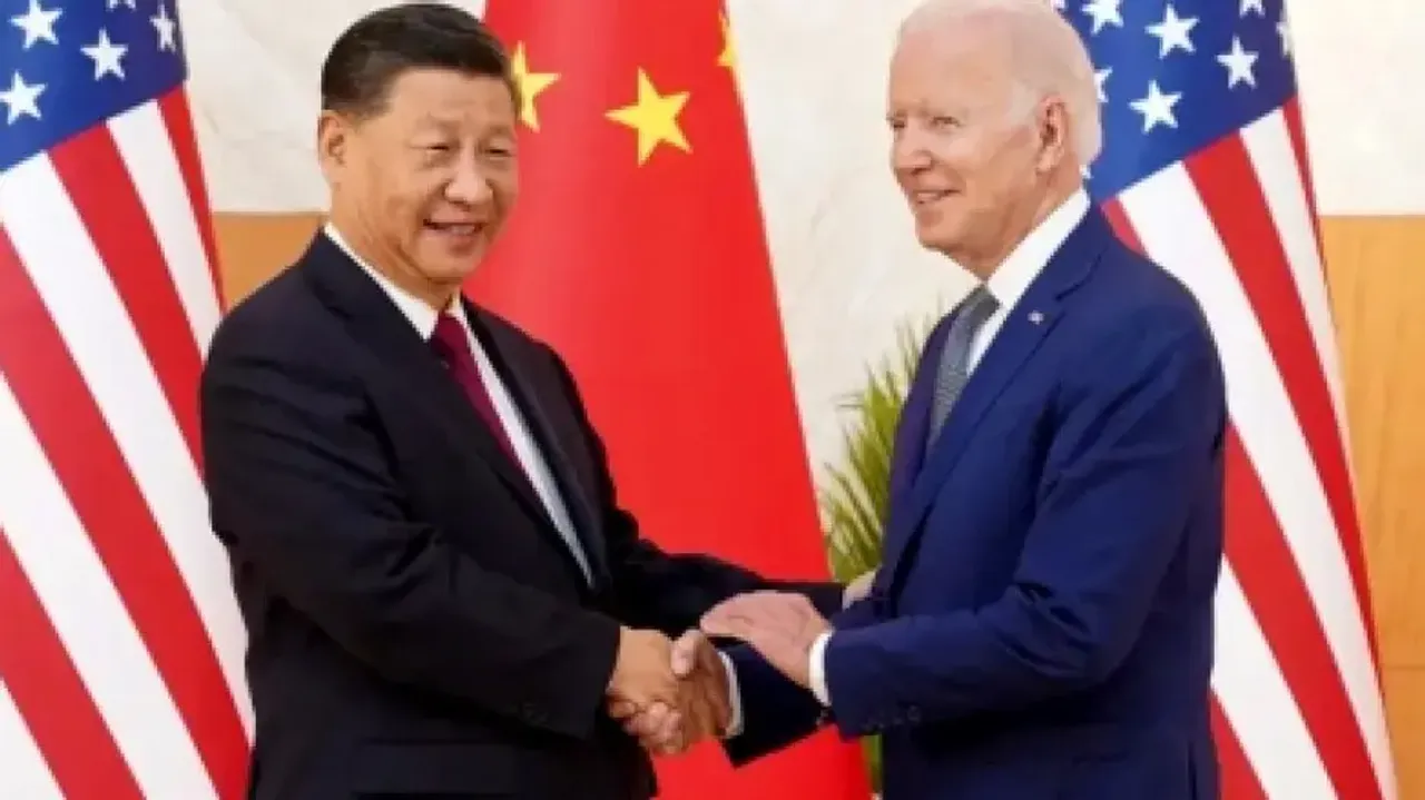 Joe Biden and Xi Jinping 