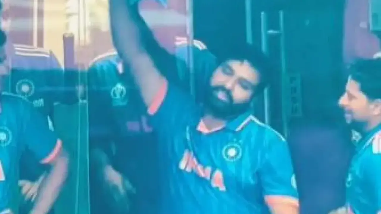 Rohit Sharma spotted dancing in dressing room to celebrate Shreyas Iyer’s century – Watch