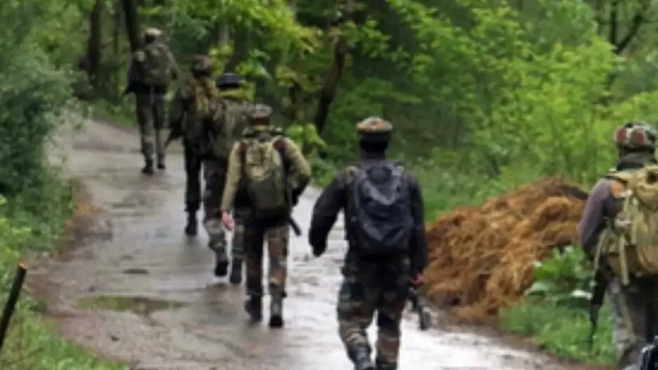 A terrorist was killed in an ongoing encounter between terrorists and security forces