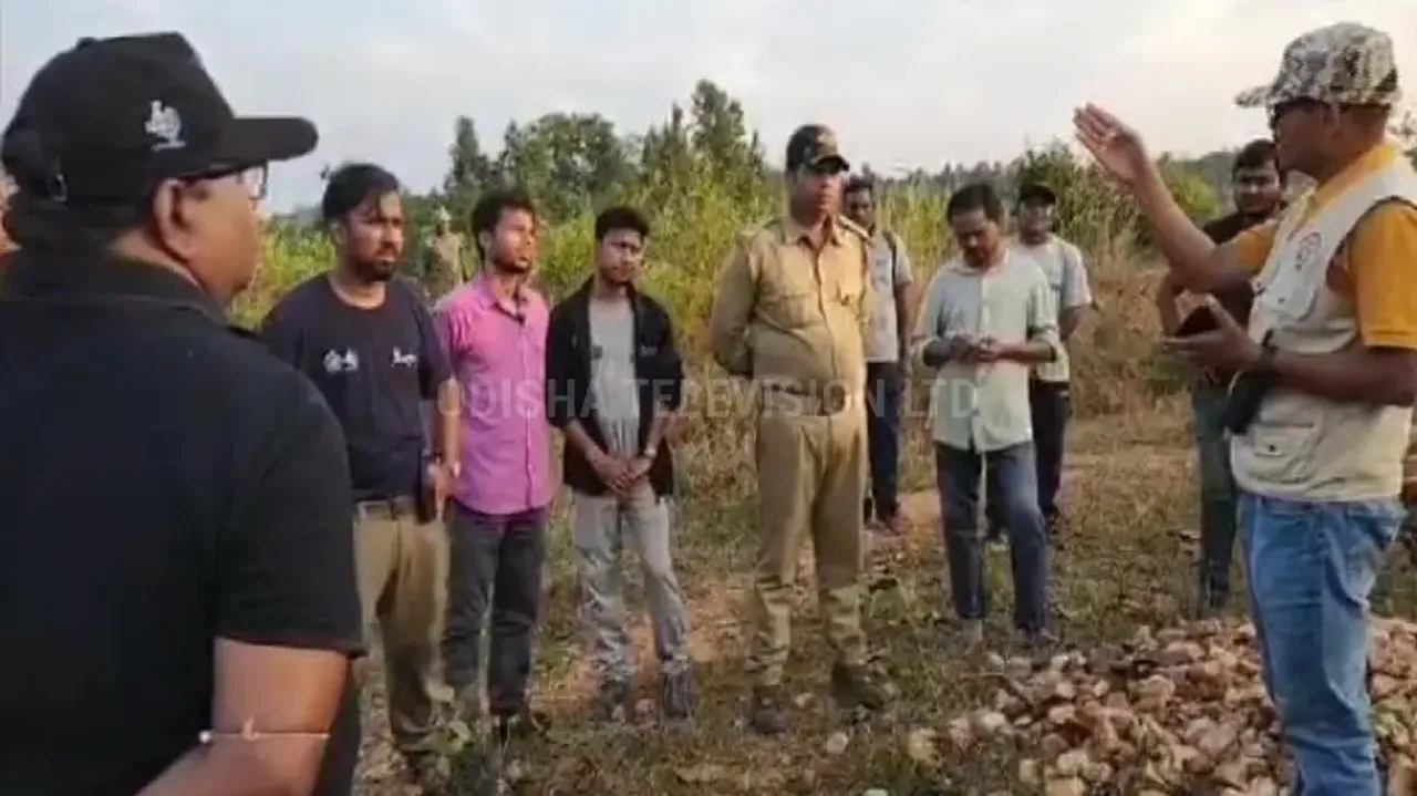 Thermal drone cam spots sick elephant calf in Odisha; treatment process begins   