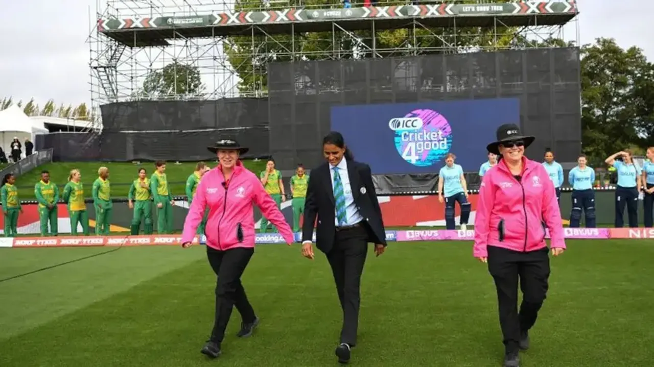 Equal match-day pay for female match officials announced by ICC
