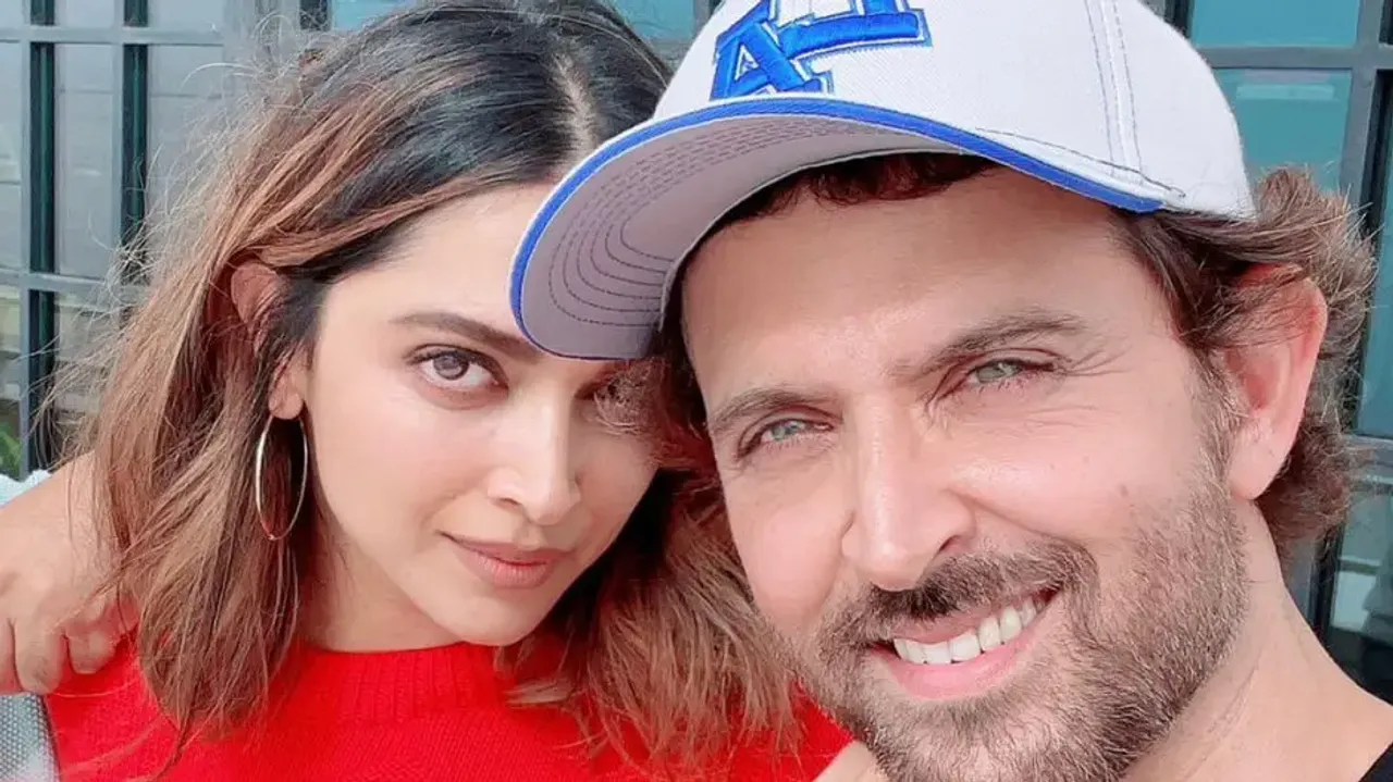 Deepika Padukone and Hrithik Roshan