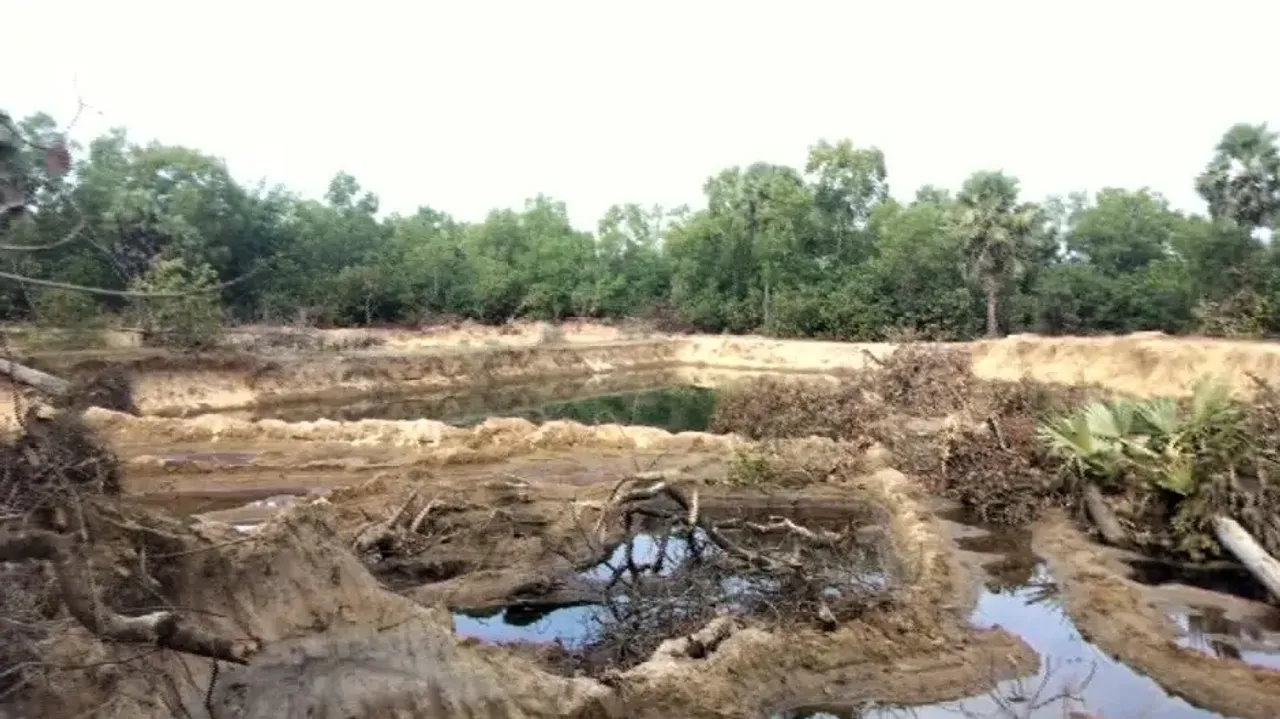 Sand Mining From Balasore's Bhogarai