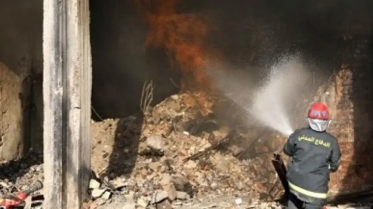 14 dead in building fire in Iraq's Erbil province