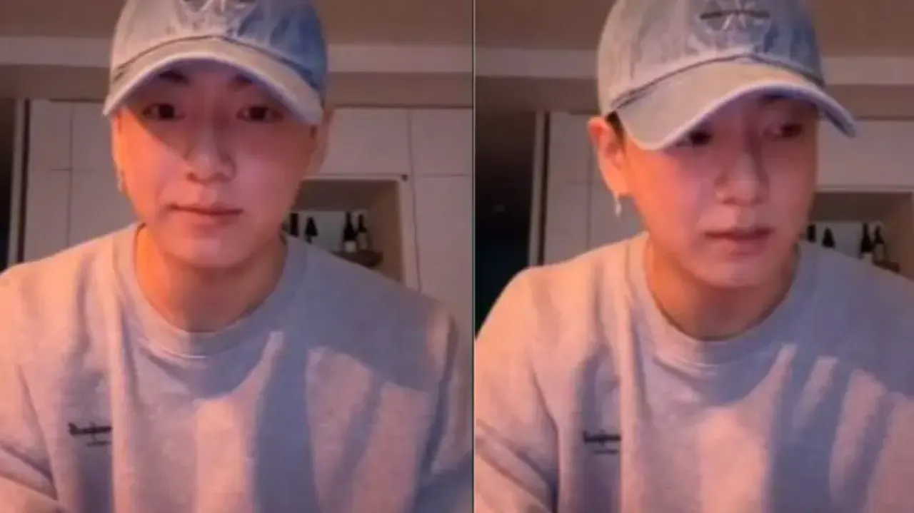 BTS star Jungkook bids emotional goodbye to fans before leaving for mandatory army enlistment; watch