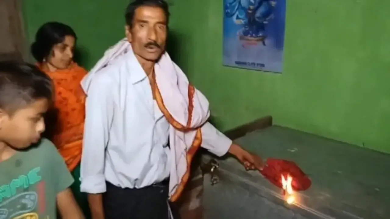 Mysterious Fire Breaks Out At A House In Jajpur