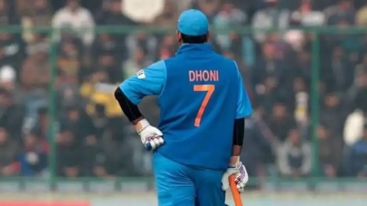 MS Dhoni’s jersey No. 7 retired from Indian cricket as tribute to the legend