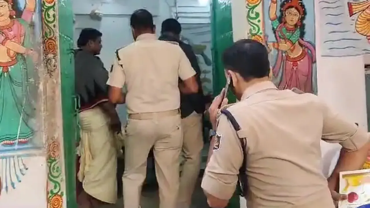 Theft from temple inside Gopinath Temple premises at Sakhigopal