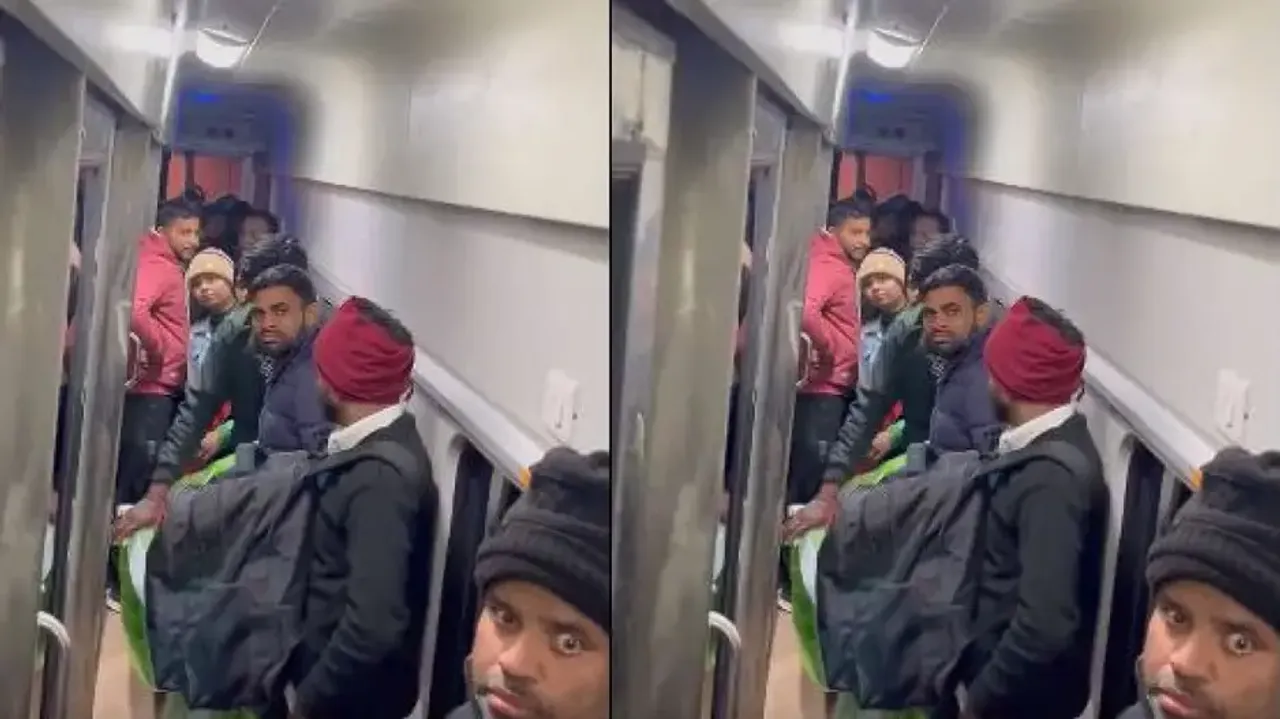 Ticketless passengers occupy AC coach in train, horrifying video goes viral