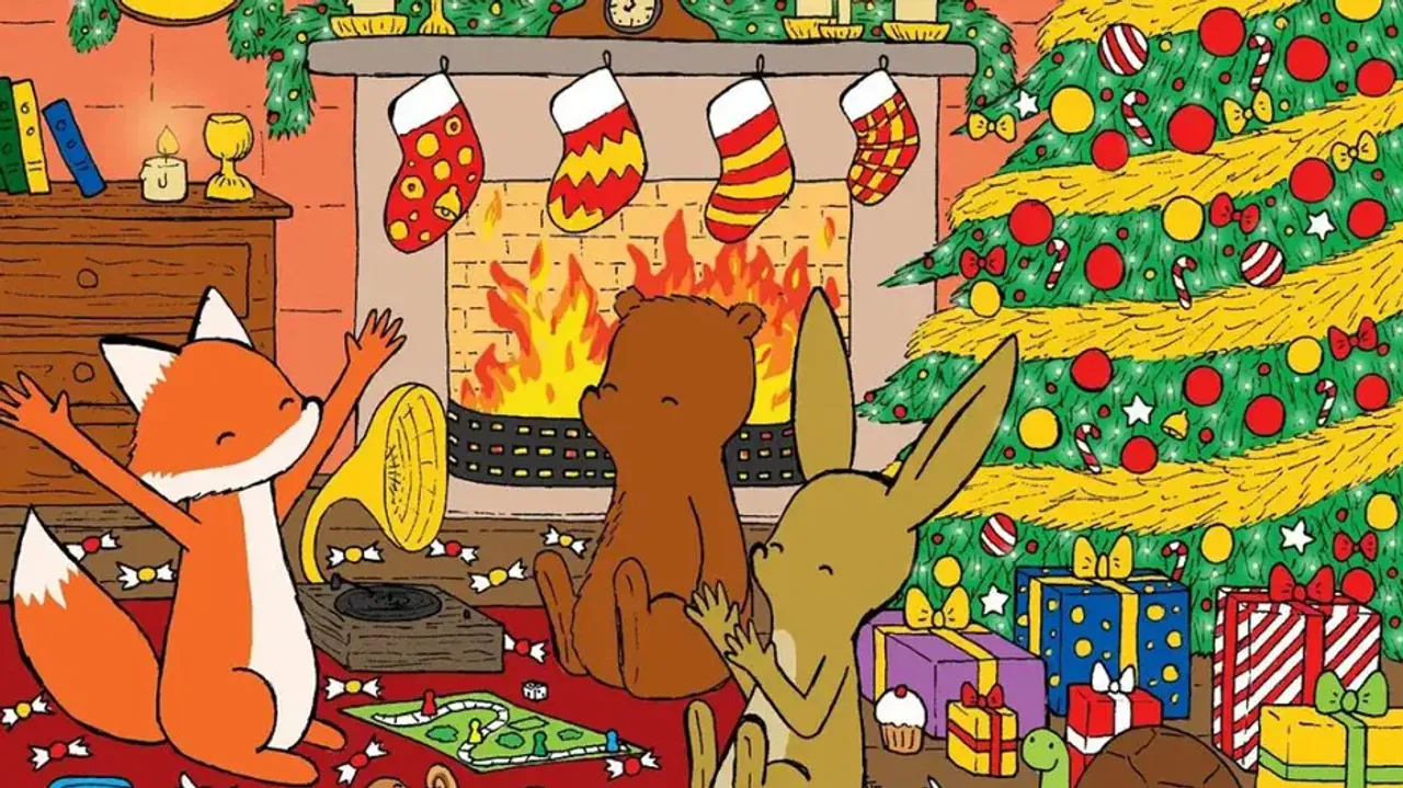 Christmas Eve optical illusion