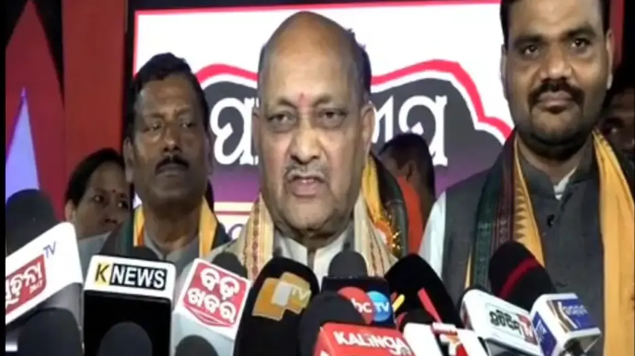 Odisha BJP Chief Manmohan Samal At Paradip