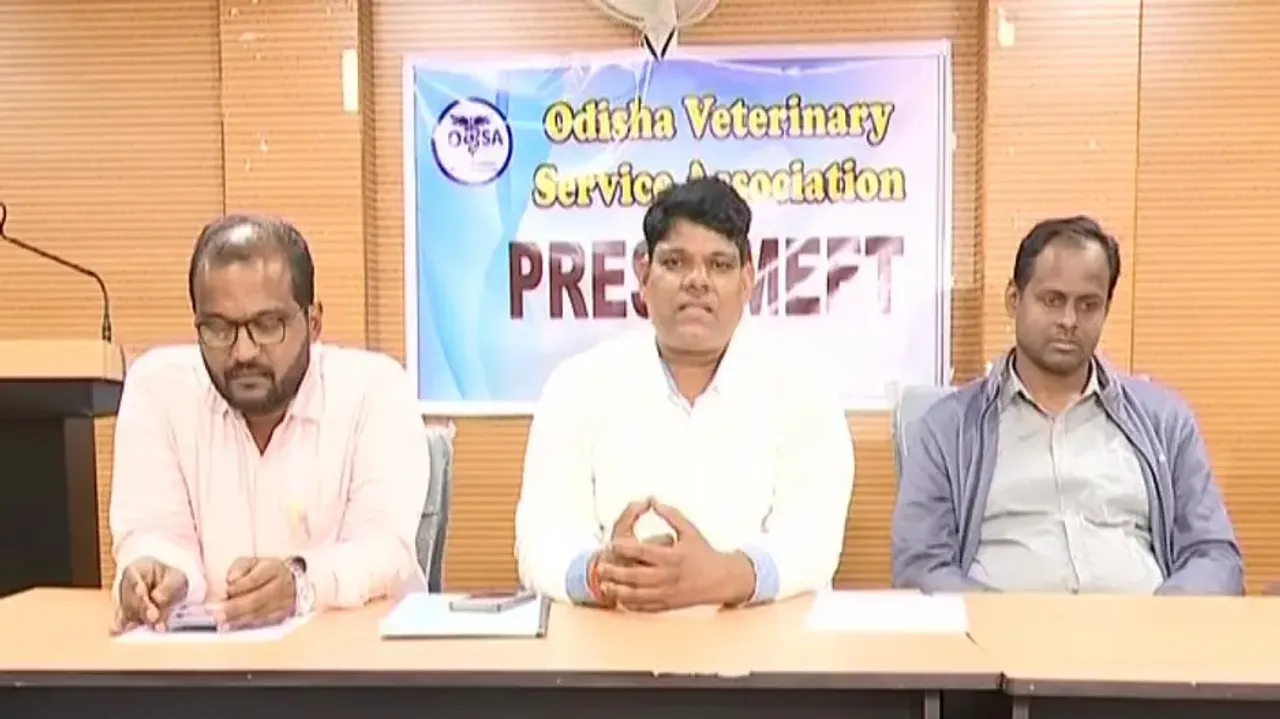 Press Meet Of Odisha Veterinary Association