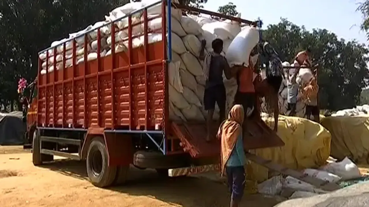 Paddy Brought To Mandis In Koraput